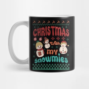 Christmas With My Snowmies Sublimation Mug